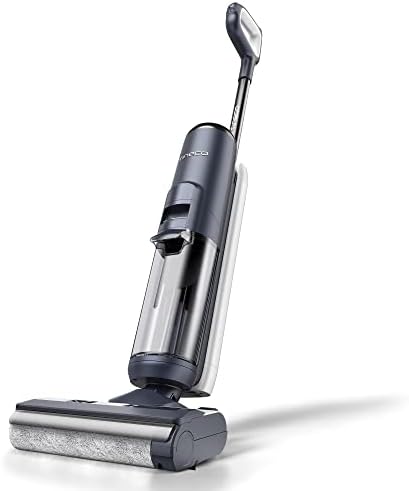 Tineco Floor ONE S5 Smart Cordless Wet Dry Vacuum Cleaner and Mop for Hard Floors  Digital Display  Long Run Time  Great for Sticky Messes and Pet Hair  Space Saving Design  Blue