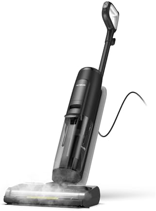 Tineco Floor ONE S7 Steam Cordless Wet Dry Vacuum Steam Mop All in One  Floor Washer for Sticky Mess Clean Up on Hard Floors with Digital Display  Self Cleaning  Edge Cleaning  Safe for Kids & Pets