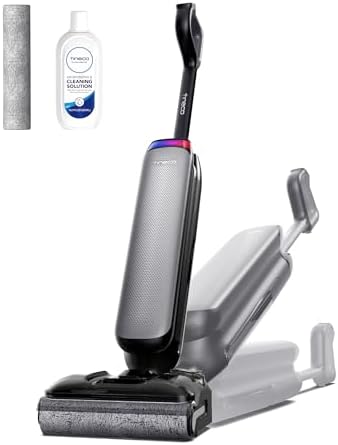 Tineco Wet Dry Vacuum Cleaner 22kPa Suction Floor Cleaner Mop  50 Min Runtime  iLoop Smart Sensor  DualBlock Anti Tangle Design  185  Flashdry  Dual Edge Cleaning  180  Lay Flat  Floor One S7 Artist