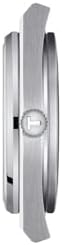 Reloj de vestir para hombre Tissot PRX con carcasa de acero inoxidable 316L, color gris, T1374101104100