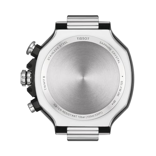 Tissot Mens T Race Chronograph 316L Stainless Steel case Quartz Watches  Grey  Stainless Steel  13 95  T1414171105101 