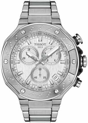 Tissot Mens Tissot T Race Chronograph 316L Stainless Steel case Quartz Watches  Grey  Stainless Steel  13 95  T1414171103100