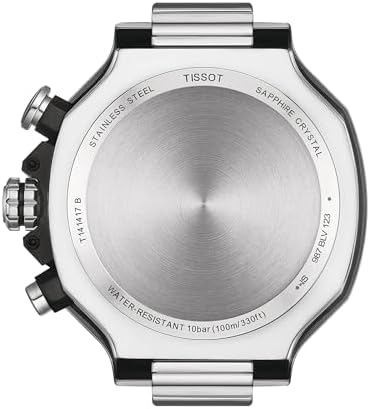 Tissot Mens Tissot T Race Chronograph 316L Stainless Steel case Quartz Watches  Grey  Stainless Steel  13 95  T1414171103100