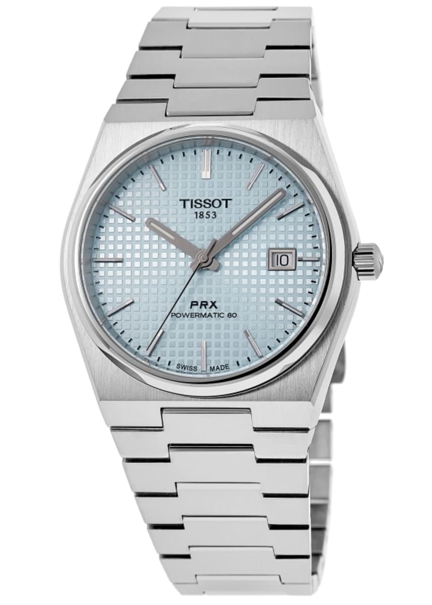 Tissot PRX Powermatic 80 Ice Blue Dial 35mm Steel Women s Watch T137 207 11 351 00