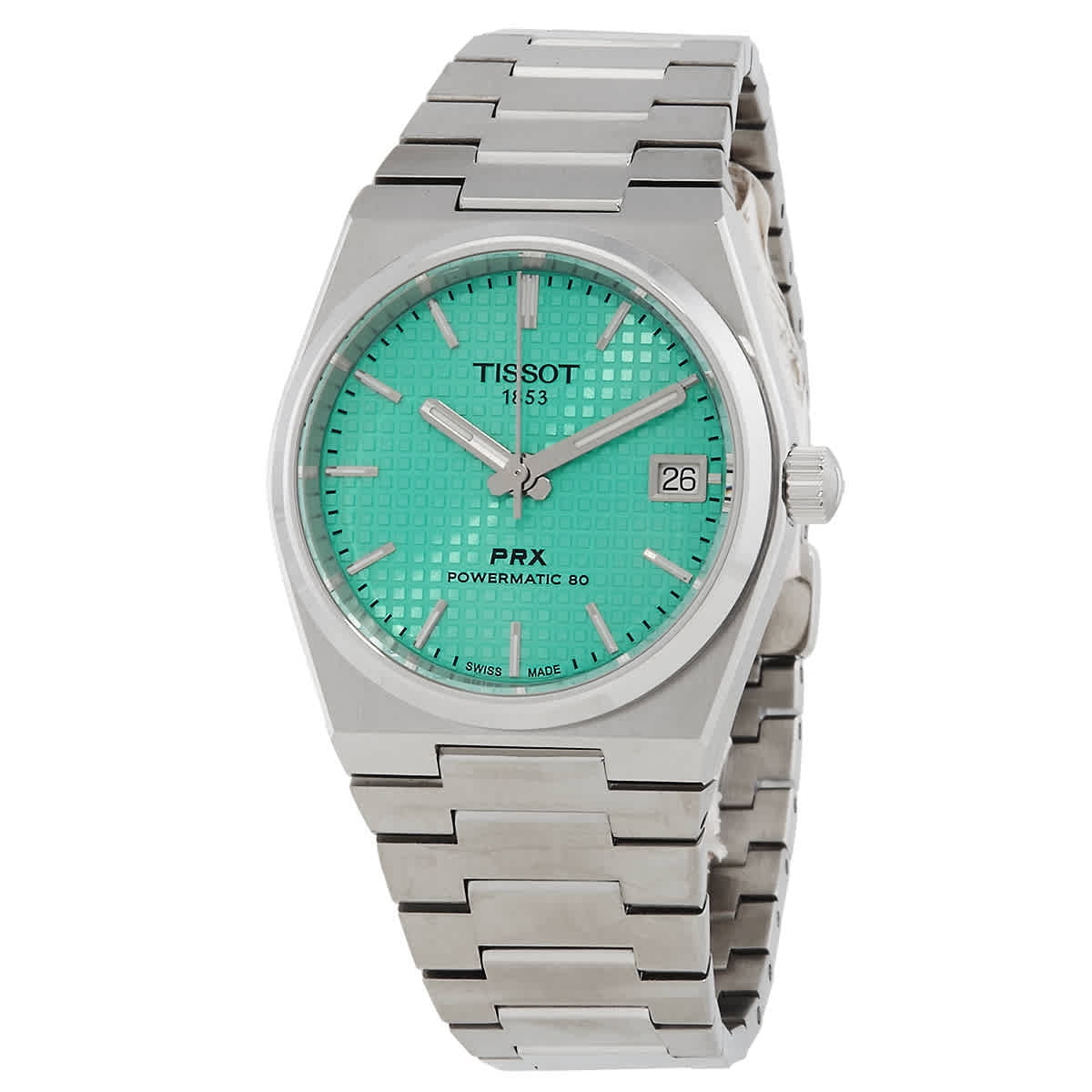 Tissot PRX Powermatic 80 Reloj de Acero con Esfera Verde Automática para Mujer T137 207 11 091 01