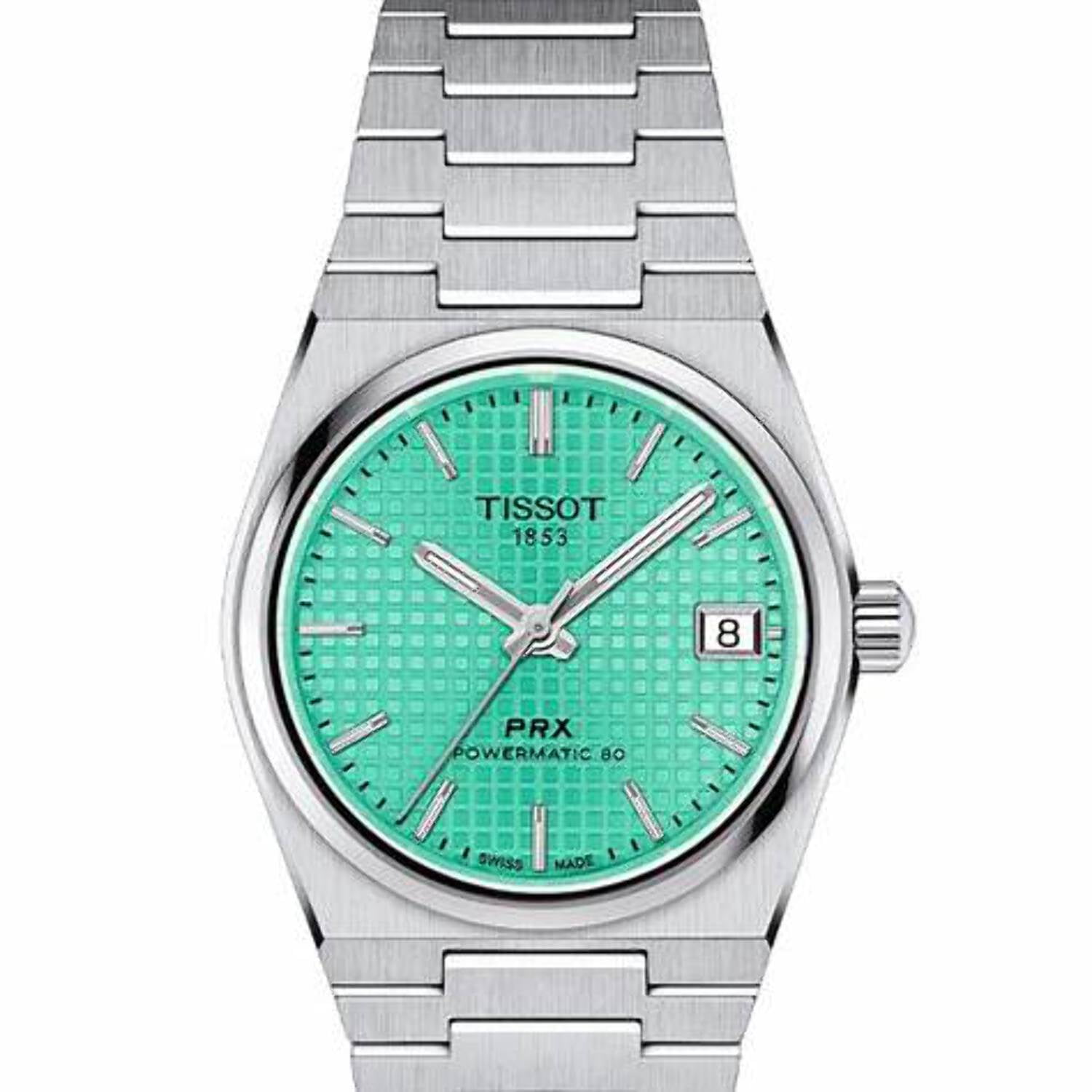 Tissot PRX Powermatic 80 Reloj de Acero con Esfera Verde Automática para Mujer T137 207 11 091 01