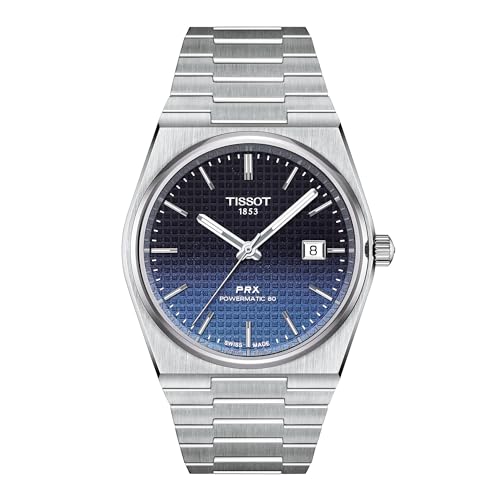 Tissot PRX Powermatic 80 40mm  Swiss Automatic Watch for Men  40mm Stainless Steel Case  T1374071105101