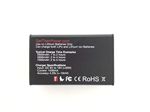 Titan - Cargador digital de iones de litio Airsoft