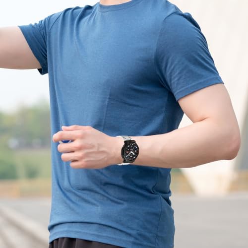 Titanium Watch Band Compatible for Amazfit T Rex 3 Pro 48mm  Ultralight Durable Titanium Watch Strap  Size Adjustable Easy Installation