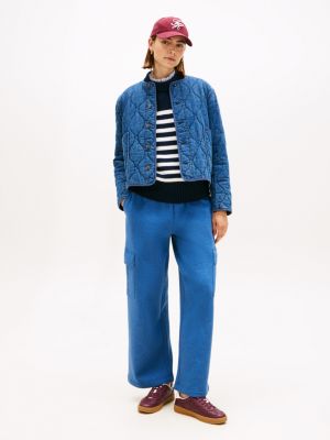 Talla XXL, Tommy Flag Wide Leg Cargo Sweatpant