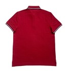 Talla M - Tommy Hilfiger Men s Wine Red Regular Fit Wicking Performance Pique Solid Polo