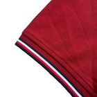 Talla M - Tommy Hilfiger Men s Wine Red Regular Fit Wicking Performance Pique Solid Polo