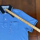 Tommy Hilfiger Men s Polo Shirt Size Medium Stretch Pocket Lt  Blue NWT 78JA741