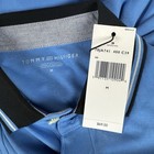 Tommy Hilfiger Men s Polo Shirt Size Medium Stretch Pocket Lt  Blue NWT 78JA741