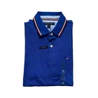 Polo Tommy Hilfiger de secado rápido con protección UV y ribete de rayas para hombre