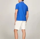 Polo Tommy Hilfiger de secado rápido con protección UV y ribete de rayas para hombre