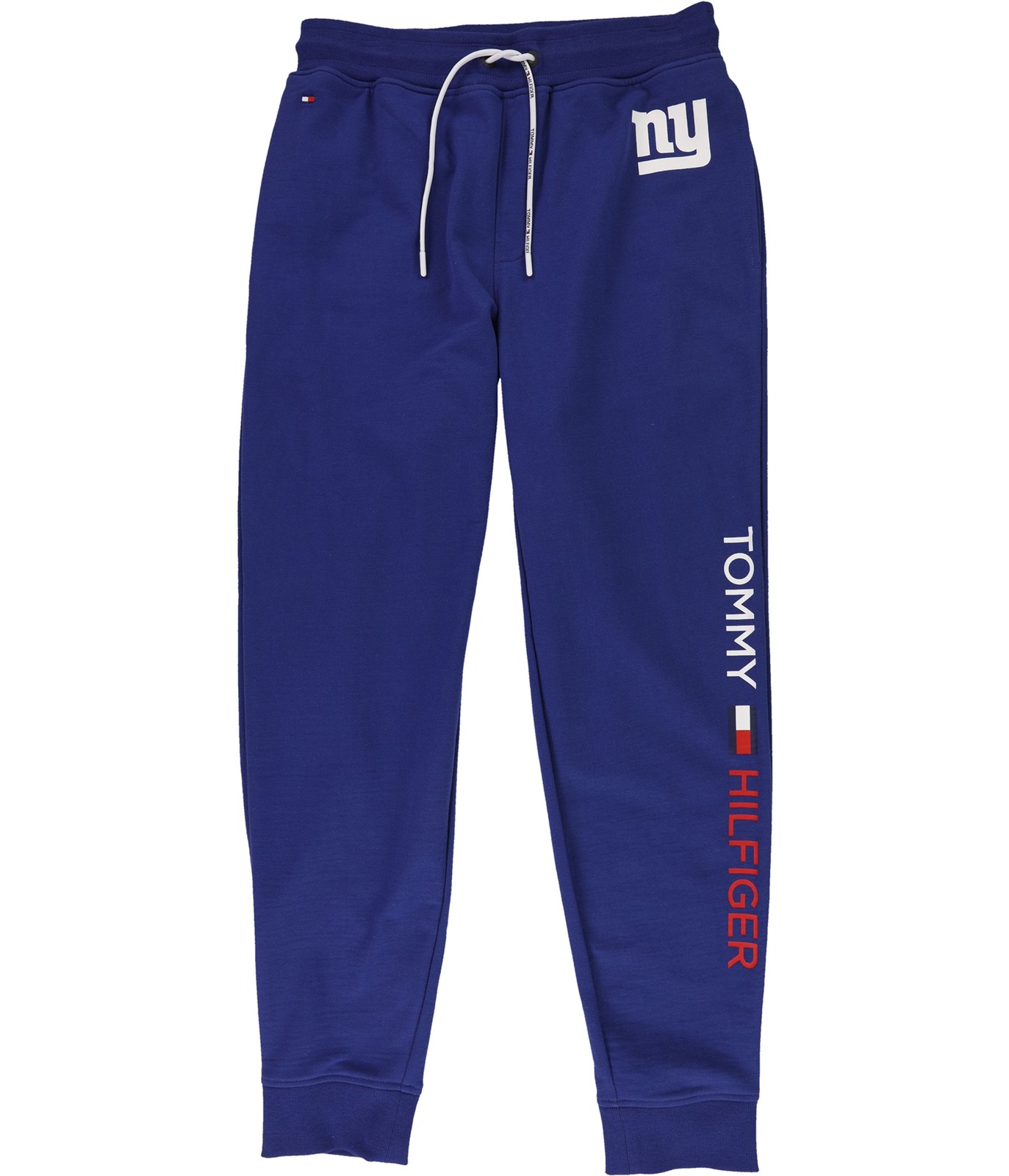 Tommy Hilfiger Mens New York Giants Athletic Jogger Pants  Blue  Medium