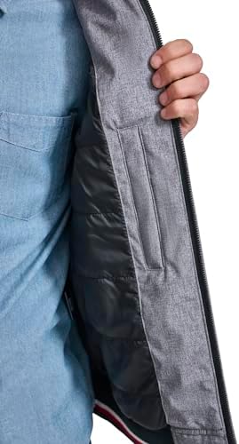 Tommy Hilfiger Mens Lightweight Water Resistant Varsity Bomber Jacket