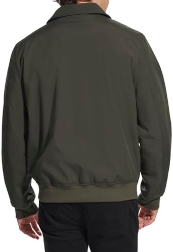 Tommy Hilfiger Mens Lightweight Water Resistant Varsity Bomber Jacket