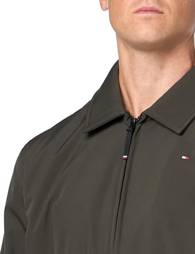 Tommy Hilfiger Mens Lightweight Water Resistant Varsity Bomber Jacket