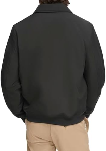 Tommy Hilfiger Mens Lightweight Water Resistant Varsity Bomber Jacket