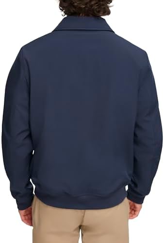 Tommy Hilfiger Mens Lightweight Water Resistant Varsity Bomber Jacket