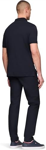 Tommy Hilfiger Mens Short Sleeve Casual Polo Shirts in Regular Fit with Liquid Cotton