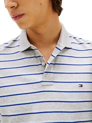 Tommy Hilfiger Mens Short Sleeve Casual Polo Shirts in Regular Fit with Liquid Cotton