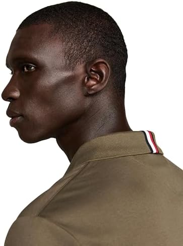 Tommy Hilfiger Mens Short Sleeve Casual Polo Shirts in Regular Fit with Liquid Cotton