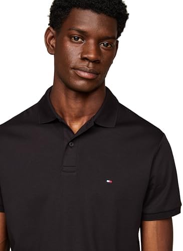 Tommy Hilfiger Mens Short Sleeve Casual Polo Shirts in Regular Fit with Liquid Cotton