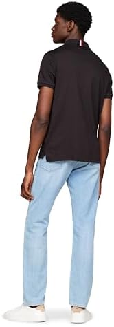 Tommy Hilfiger Mens Short Sleeve Casual Polo Shirts in Regular Fit with Liquid Cotton