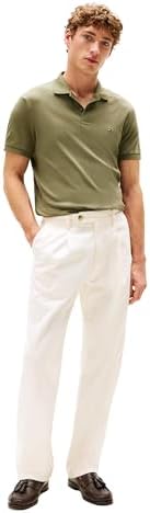 Tommy Hilfiger Mens Short Sleeve Casual Polo Shirts in Regular Fit with Liquid Cotton