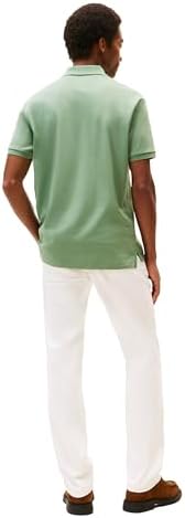 Tommy Hilfiger Mens Short Sleeve Casual Polo Shirts in Regular Fit with Liquid Cotton