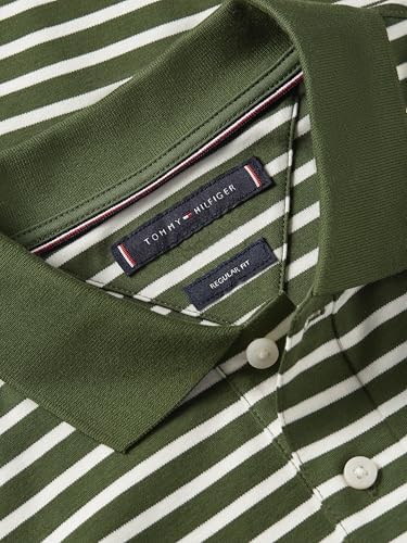 Tommy Hilfiger Mens Short Sleeve Casual Polo Shirts in Regular Fit with Liquid Cotton