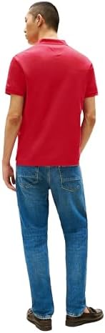 Tommy Hilfiger Mens Short Sleeve Casual Polo Shirts in Regular Fit with Liquid Cotton