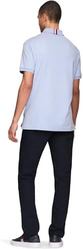 Tommy Hilfiger Mens Short Sleeve Casual Polo Shirts in Regular Fit with Liquid Cotton