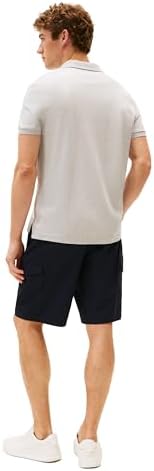 Tommy Hilfiger Mens Short Sleeve Casual Polo Shirts in Regular Fit with Liquid Cotton