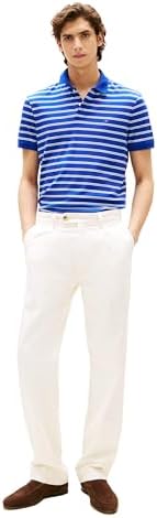 Tommy Hilfiger Mens Short Sleeve Casual Polo Shirts in Regular Fit with Liquid Cotton