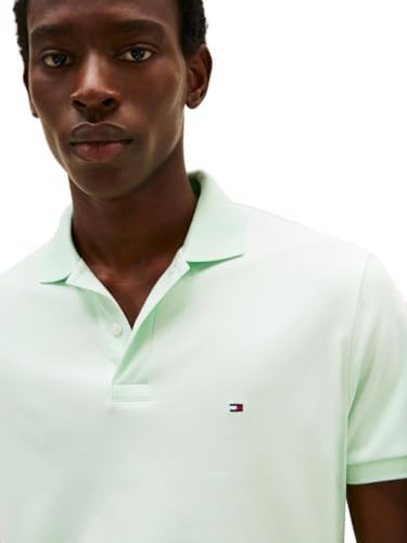 Tommy Hilfiger Mens Short Sleeve Casual Polo Shirts in Regular Fit with Liquid Cotton