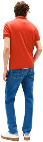 Tommy Hilfiger Mens Short Sleeve Casual Polo Shirts in Regular Fit with Liquid Cotton