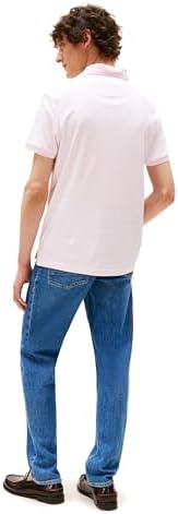 Tommy Hilfiger Mens Short Sleeve Casual Polo Shirts in Regular Fit with Liquid Cotton