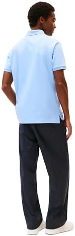 Tommy Hilfiger Mens Short Sleeve Casual Polo Shirts in Regular Fit with Liquid Cotton