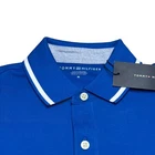 Tommy Hilfiger Mens Polo Shirt Cotton Size Medium Blue
