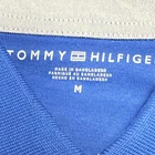 Tommy Hilfiger Mens Polo Shirt Cotton Size Medium Blue