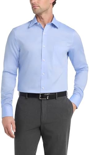 Tommy Hilfiger Mens Regular Fit Non Iron Gingham Dress Shirt   Amazon Exclusive