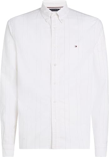 Tommy Hilfiger Mens Long Sleeve Oxford Shirts in Regular Fit  Mens Button Down Shirts  Also Available in Big and Tall