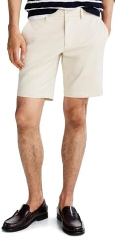 Tommy Hilfiger Mens Casual Cotton Shorts 9 Inch with Stretch  Also Available in Big and Tall