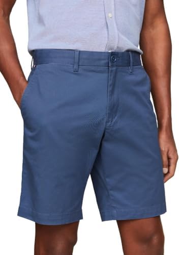 Tommy Hilfiger Mens Casual Cotton Shorts 9 Inch with Stretch  Also Available in Big and Tall