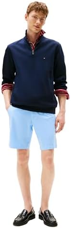 Tommy Hilfiger Mens Casual Cotton Shorts 9 Inch with Stretch  Also Available in Big and Tall