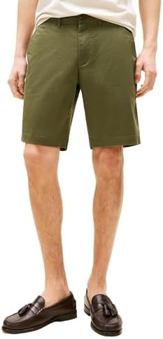 Tommy Hilfiger Mens Casual Cotton Shorts 9 Inch with Stretch  Also Available in Big and Tall